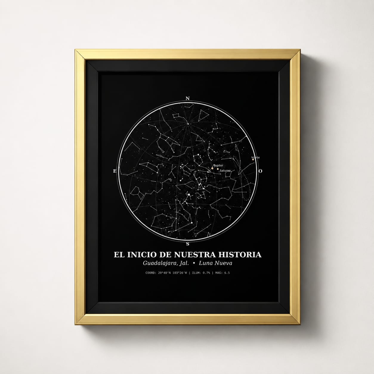 Mapa Estelar Minimalista